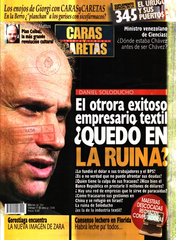 CARAS Y CARETAS del 11/04/2008